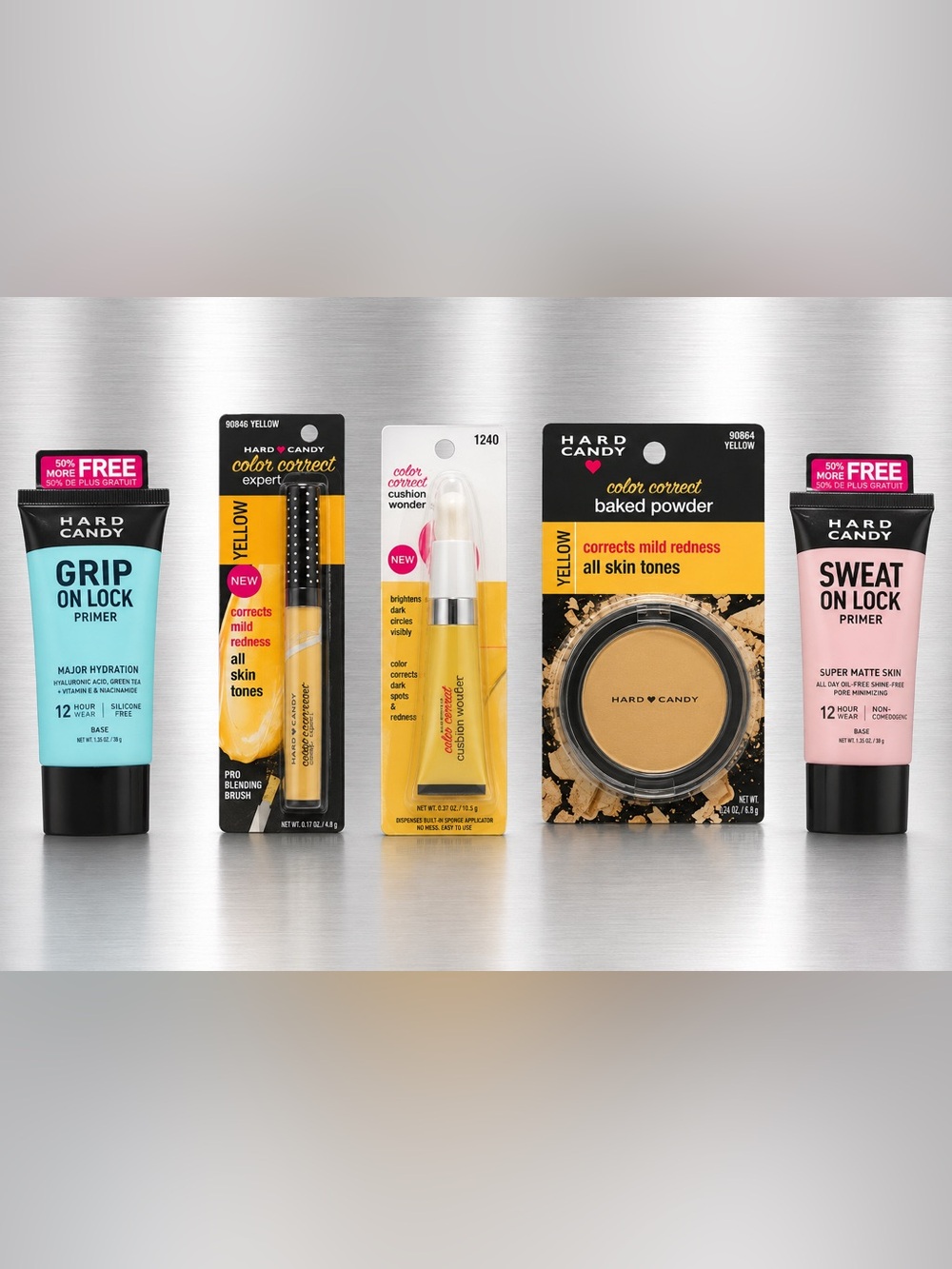 Hard Candy Color Correct Collection NEW Sealed Primer Powder Concealer Lot